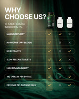 Why choose us — 13 synergistic ingredients